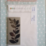 create a smile stamps - clustered leaves